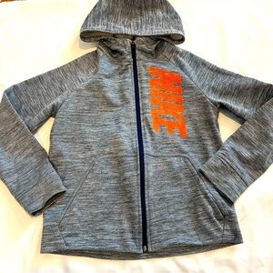 Nike Dri-Fit Zip Up Hooded Sweatshirt Boys Size Medium